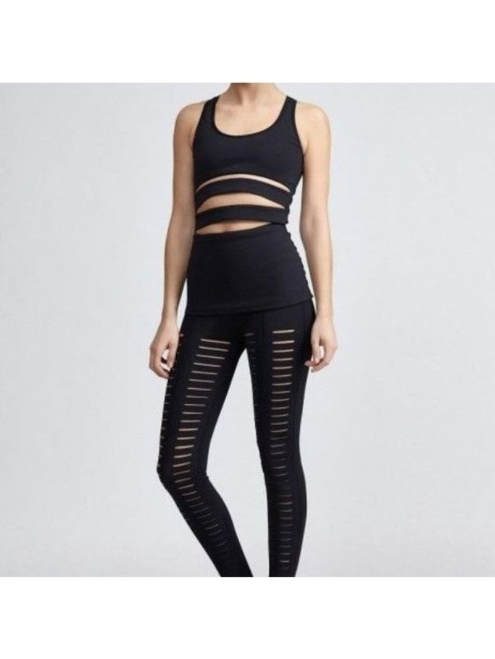 Cushnie et Ochs Cora Tank Cutout Active Athleisure